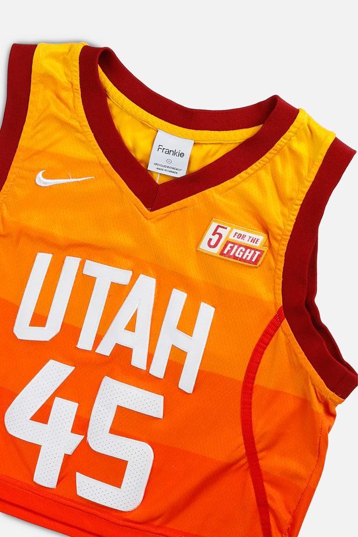 Frankie Rework Utah Basketball Crop Jersey - S