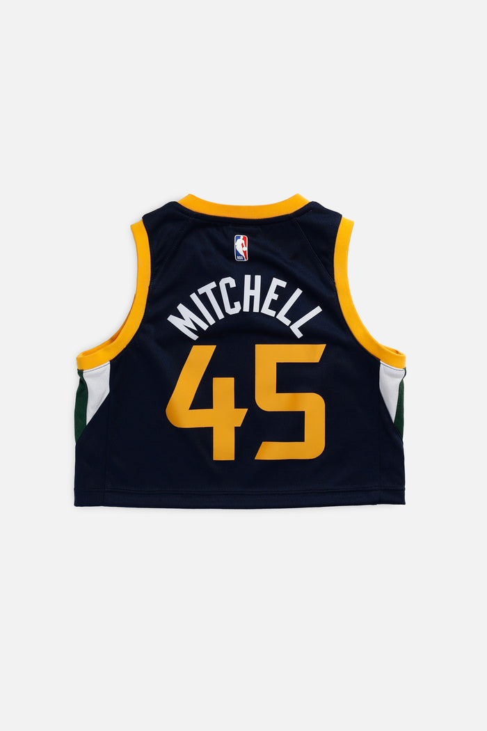 Frankie Rework Utah Jazz NBA Crop Jersey - S