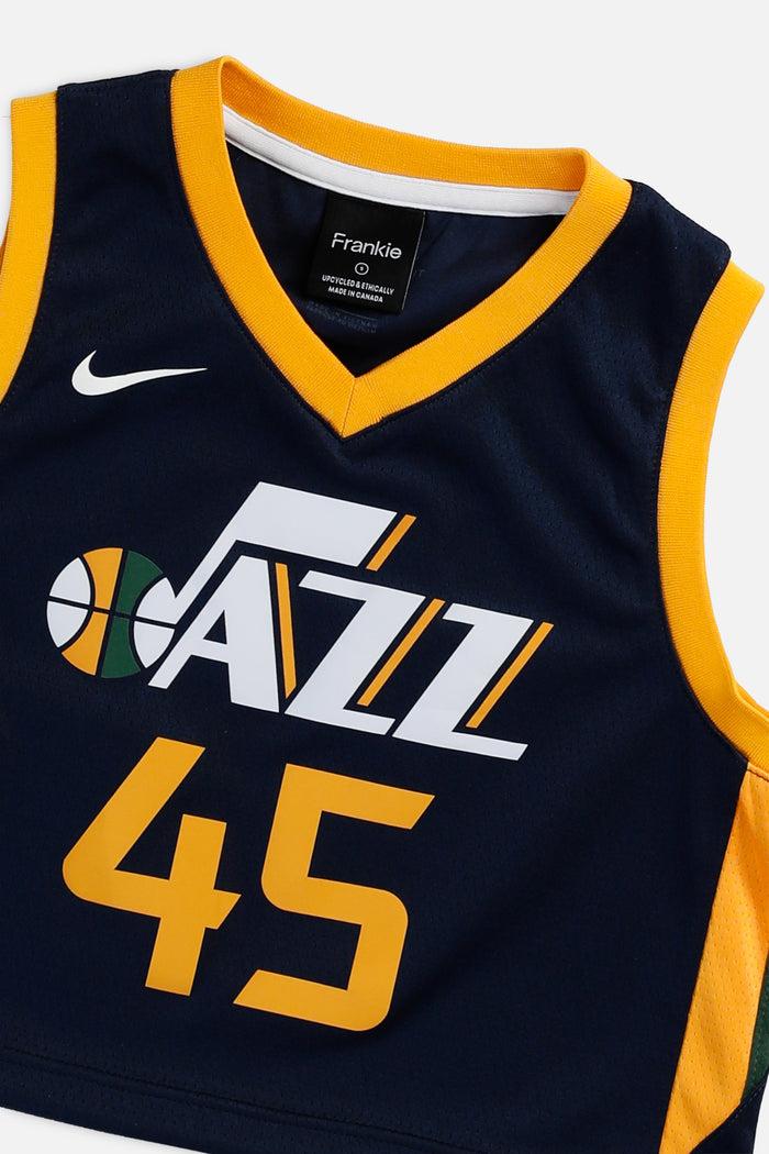 Frankie Rework Utah Jazz NBA Crop Jersey - S