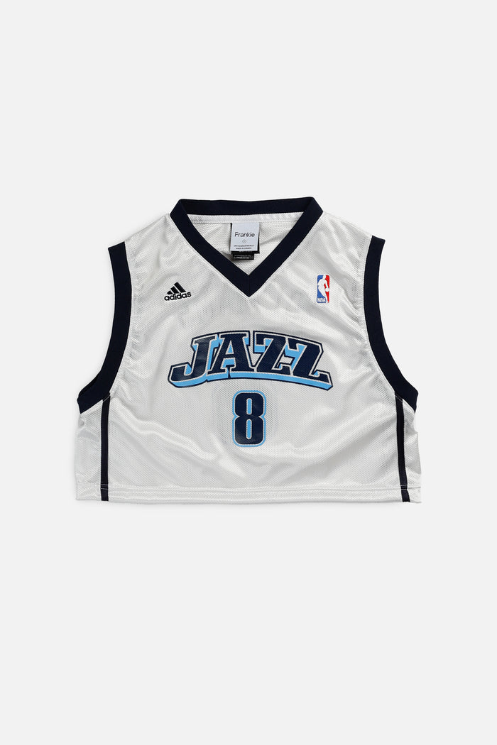 frankie Rework Utah Jazz NBA Crop Jersey - S