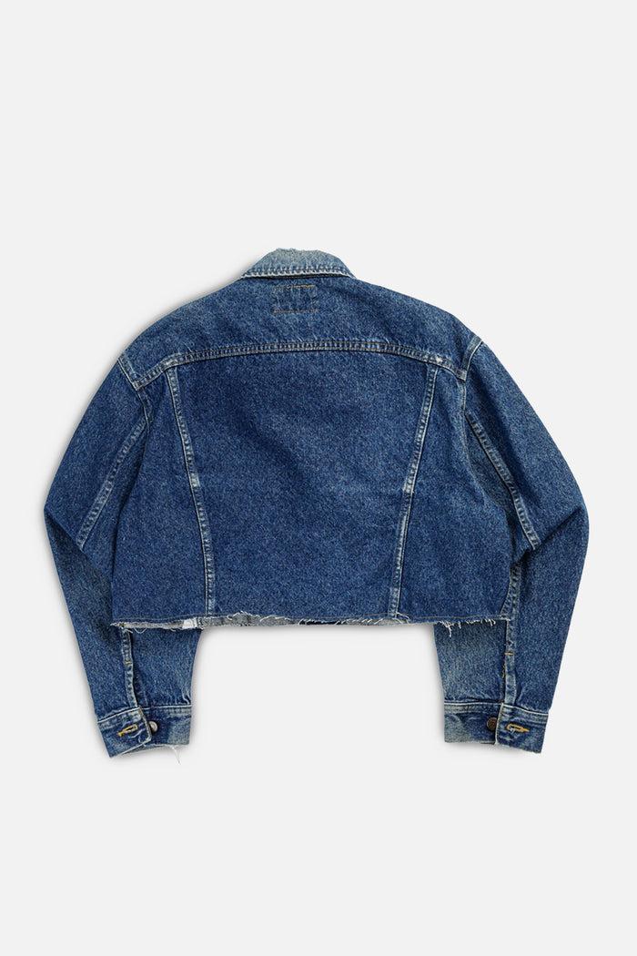 Frankie Rework Vintage Lee Crop Denim Jacket - L