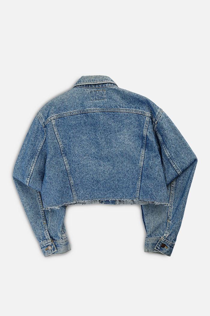Frankie Rework Vintage Lee Crop Denim Jacket - L