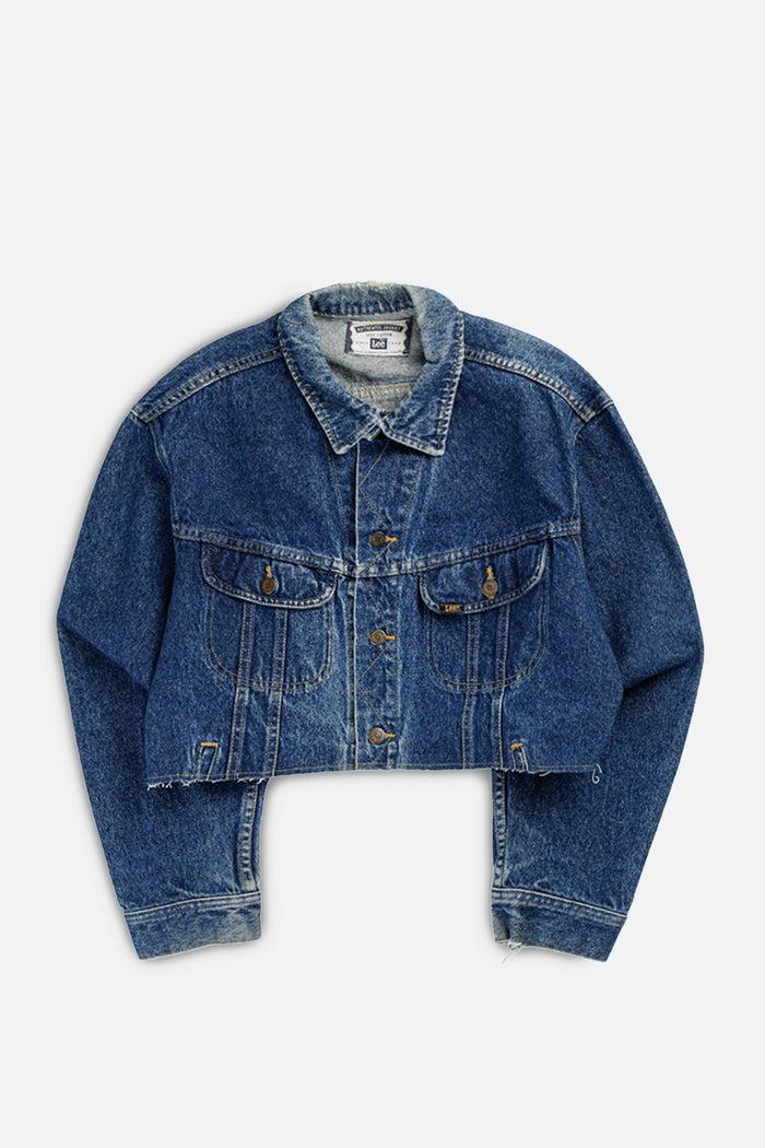 frankie Rework Vintage Lee Crop Denim Jacket - L