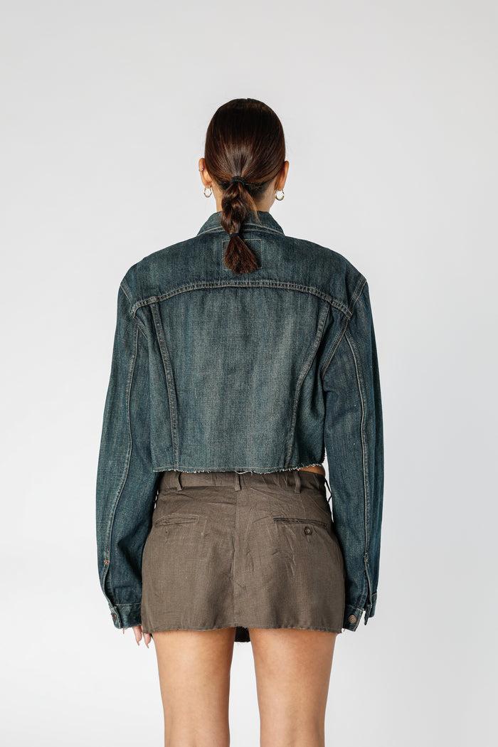 Frankie Rework Vintage Levi's Crop Denim Jacket - XL