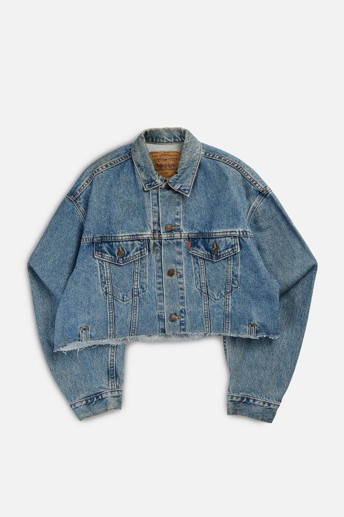 frankie Rework Vintage Levi's Crop Denim Jacket - XL