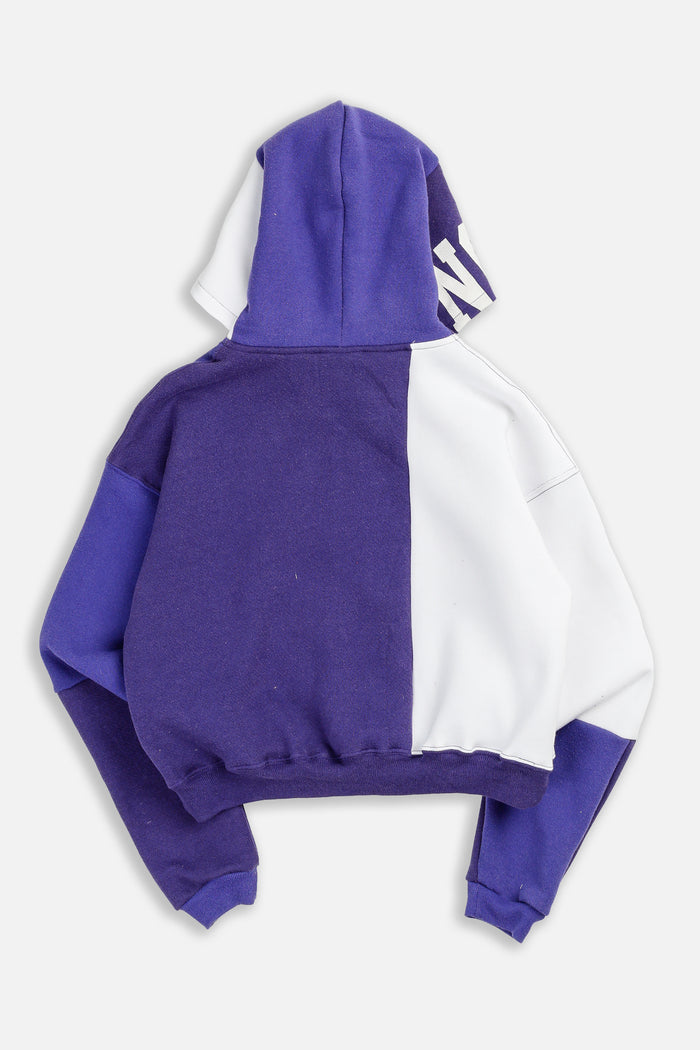 Frankie Rework Winowa State Crop Zip Hoodie - XS