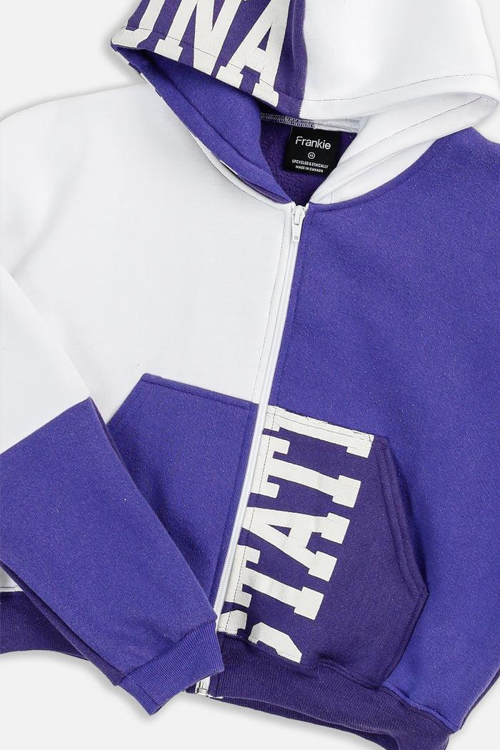 Frankie Rework Winowa State Crop Zip Hoodie - XS