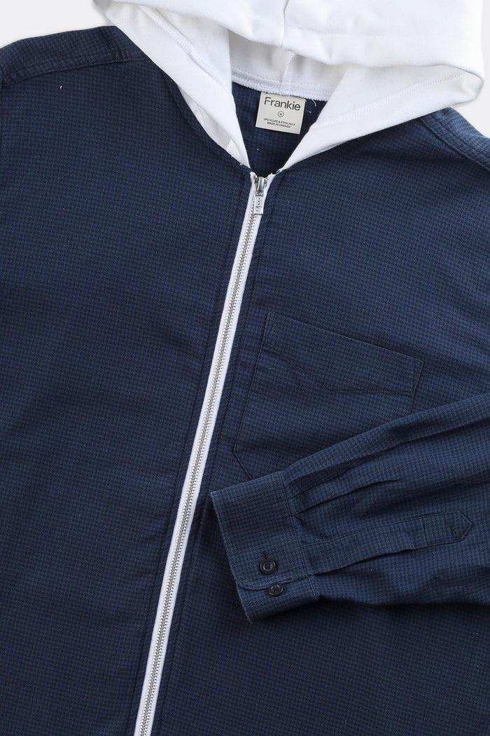 Frankie Unisex Hooded Flannel - Women-M Men-S