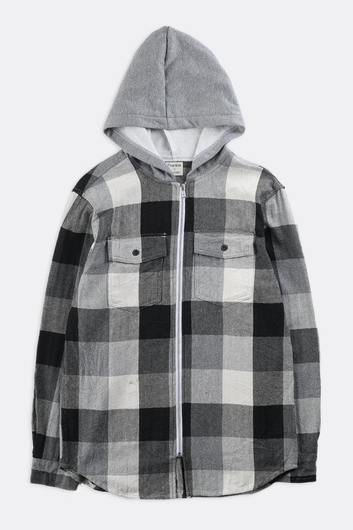 frankie Unisex Hooded Flannel - Women-S Men-XS