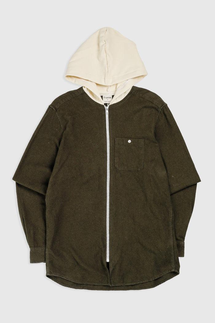 frankie Unisex Rework Hooded Flannel - M