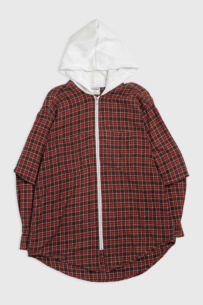 frankie Unisex Rework Hooded Flannel - M