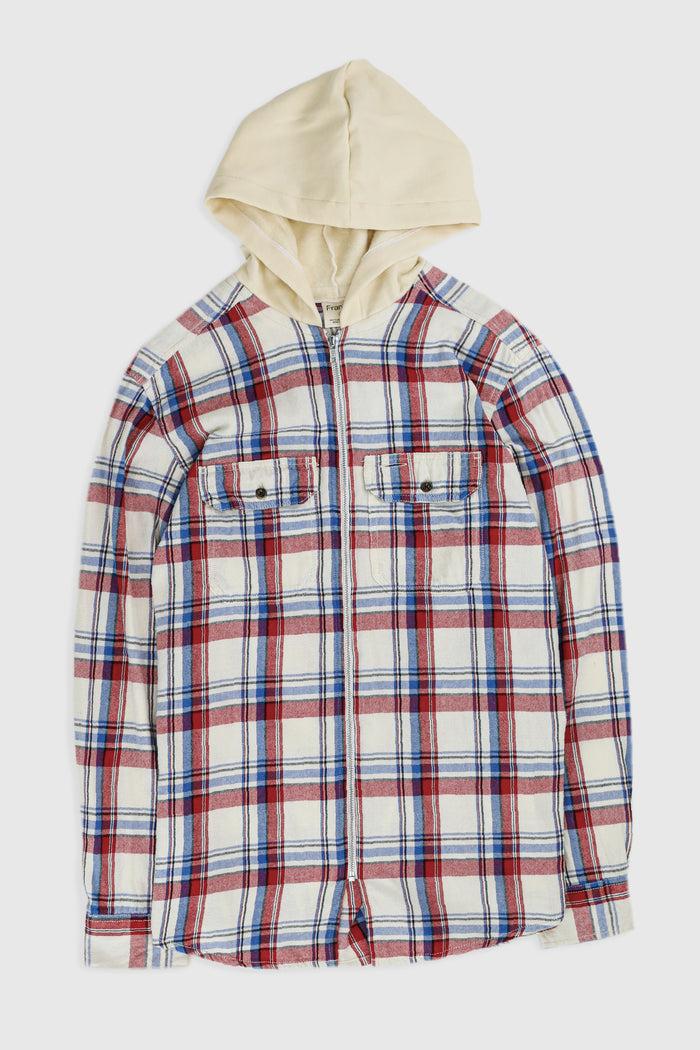 frankie Unisex Rework Hooded Flannel - M