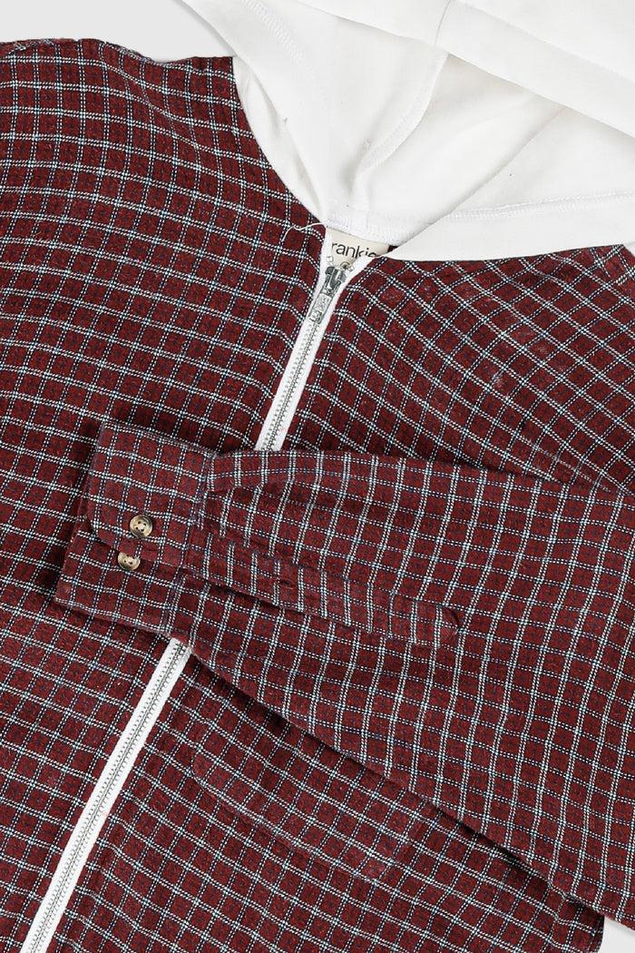 Frankie Unisex Rework Hooded Flannel - S