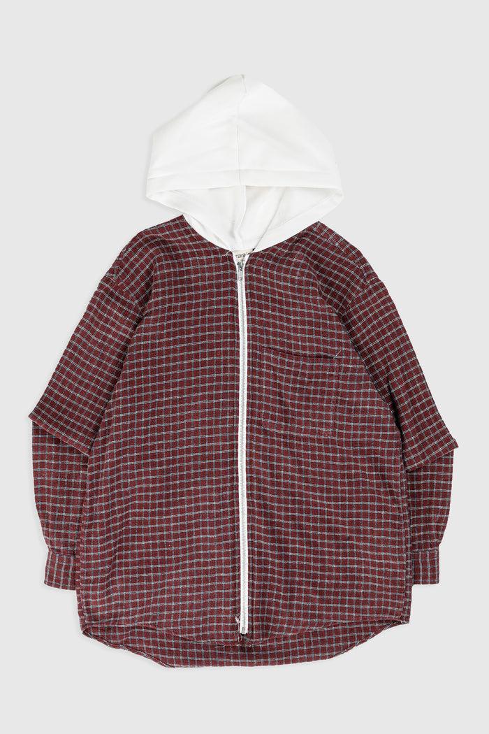 frankie Unisex Rework Hooded Flannel - S