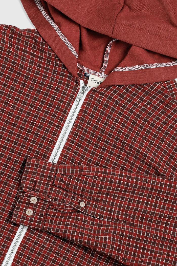 Frankie Unisex Rework Hooded Flannel - S