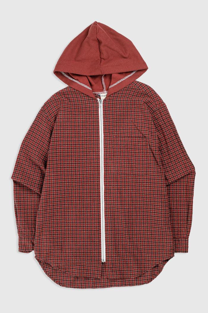 frankie Unisex Rework Hooded Flannel - S
