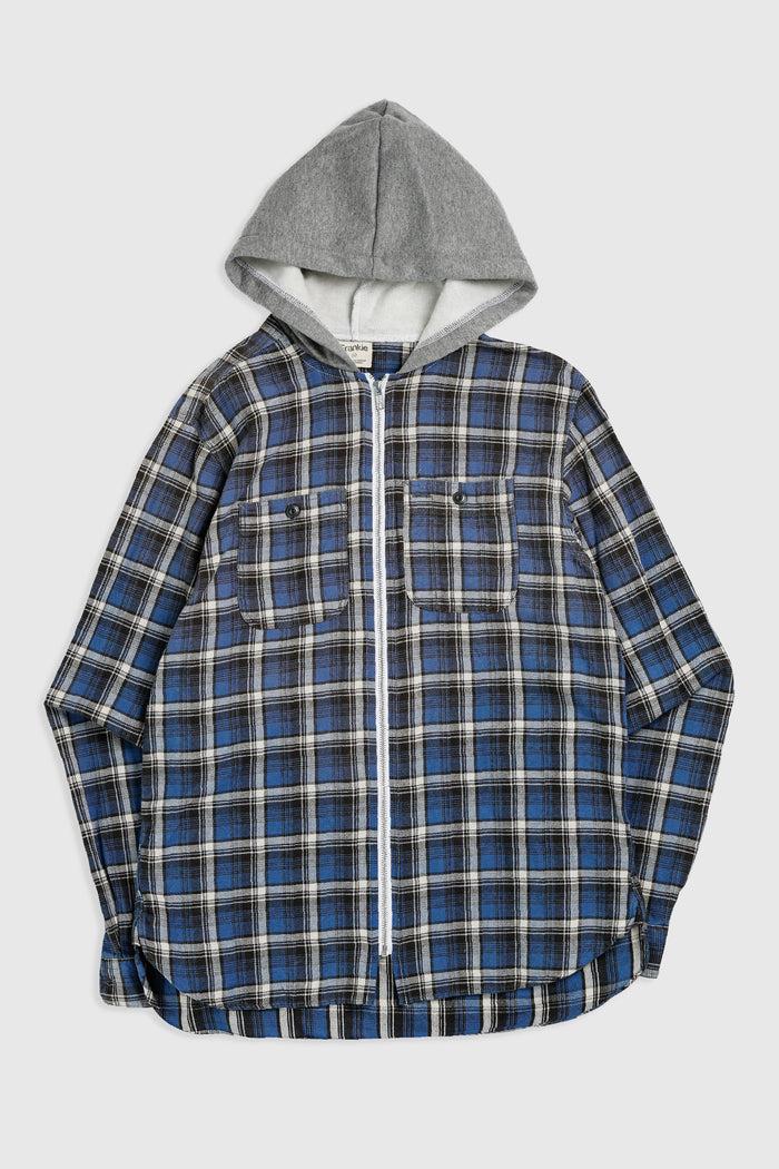 frankie Unisex Rework Hooded Flannel - S