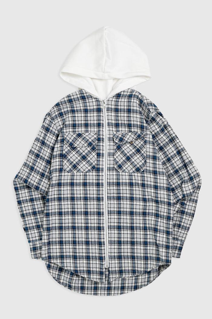 frankie Unisex Rework Hooded Flannel - S