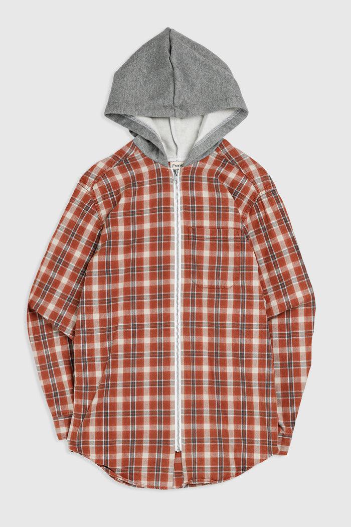 frankie Unisex Rework Hooded Flannel - XS