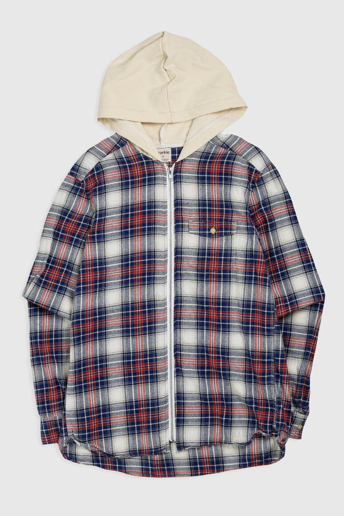 frankie Unisex Rework Hooded Flannel - XS