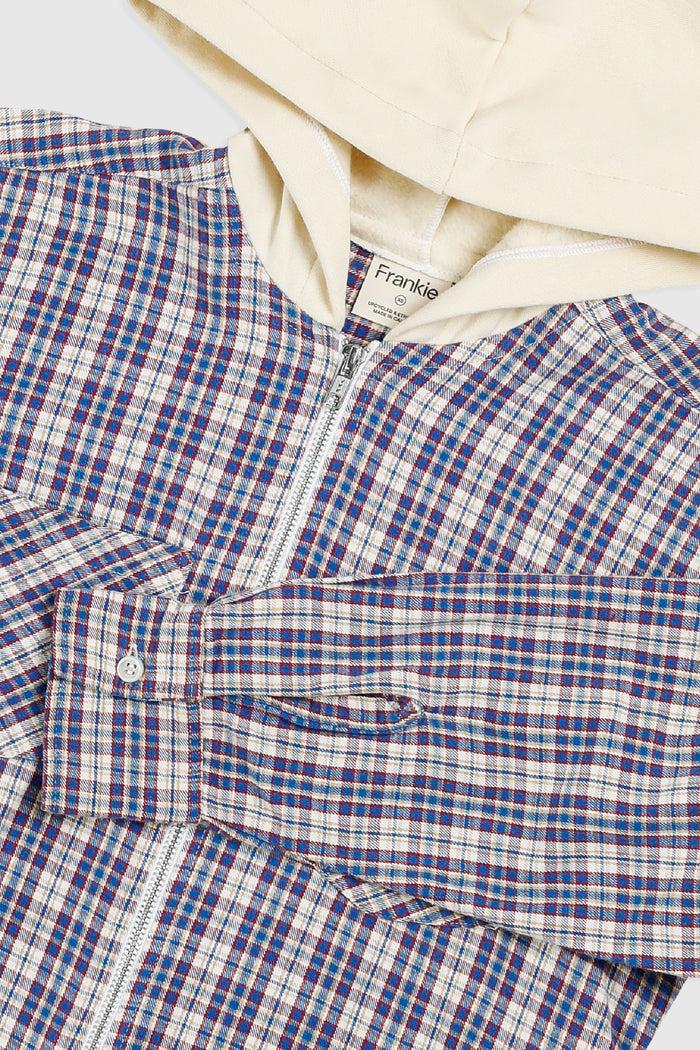 Frankie Unisex Rework Hooded Flannel - XS