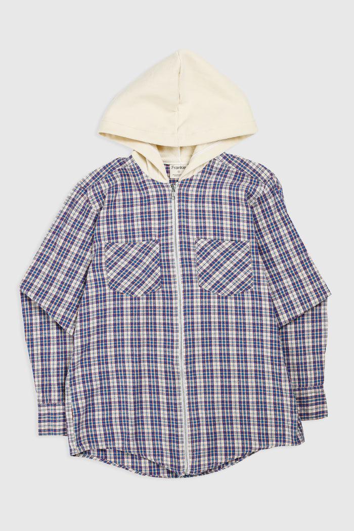 frankie Unisex Rework Hooded Flannel - XS