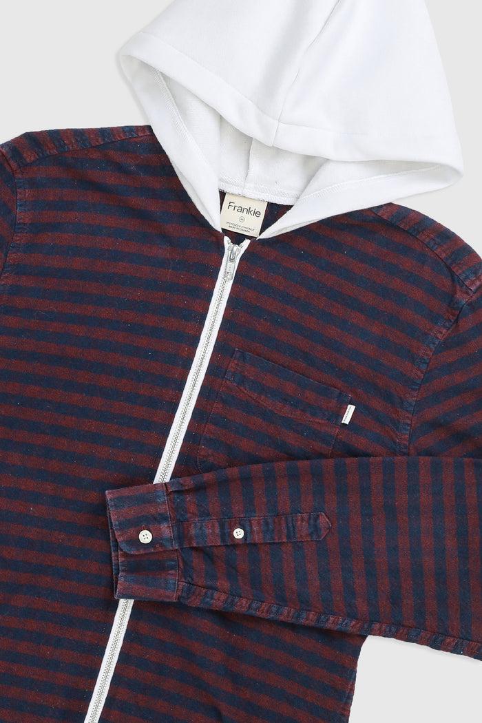 Frankie Unisex Rework Hooded Flannel - XS