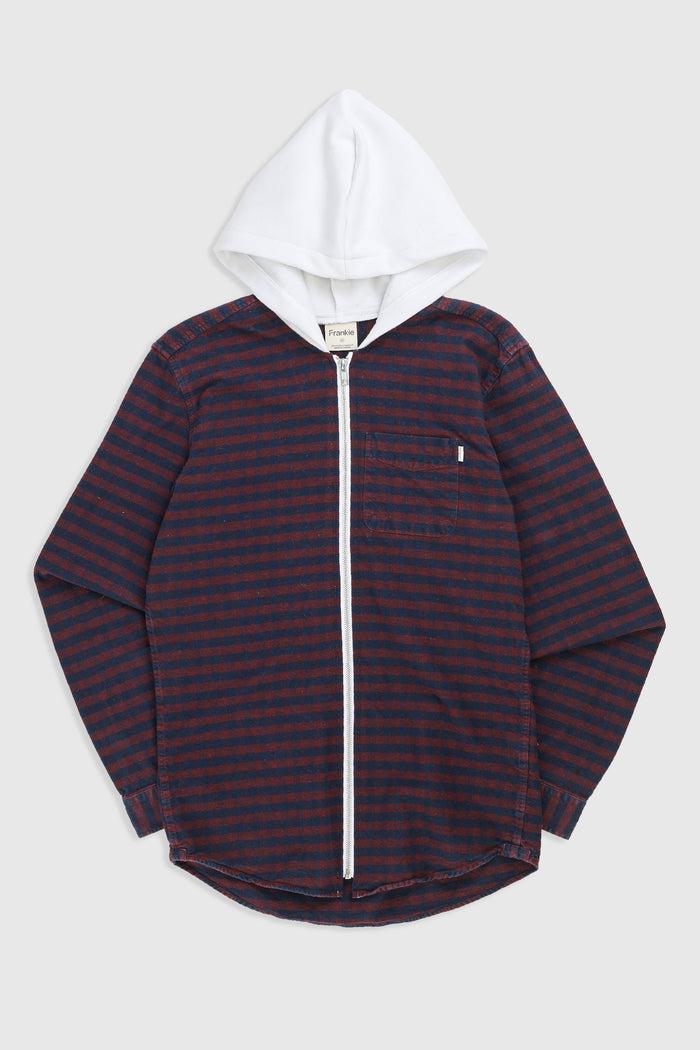 frankie Unisex Rework Hooded Flannel - XS
