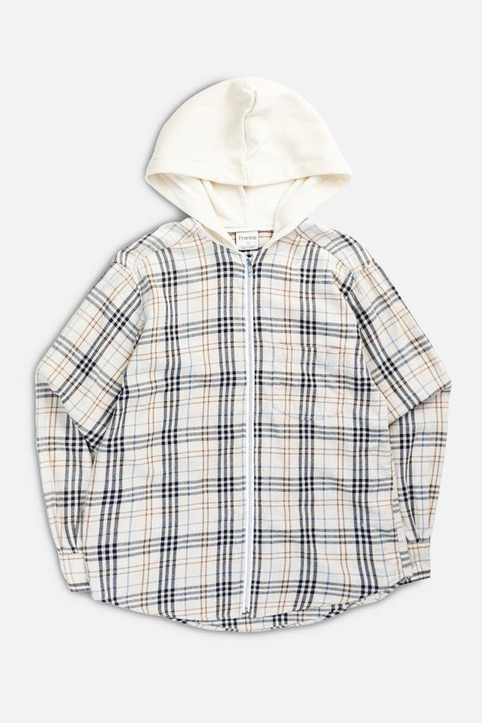 frankie Unisex Rework Hooded Flannel - XS