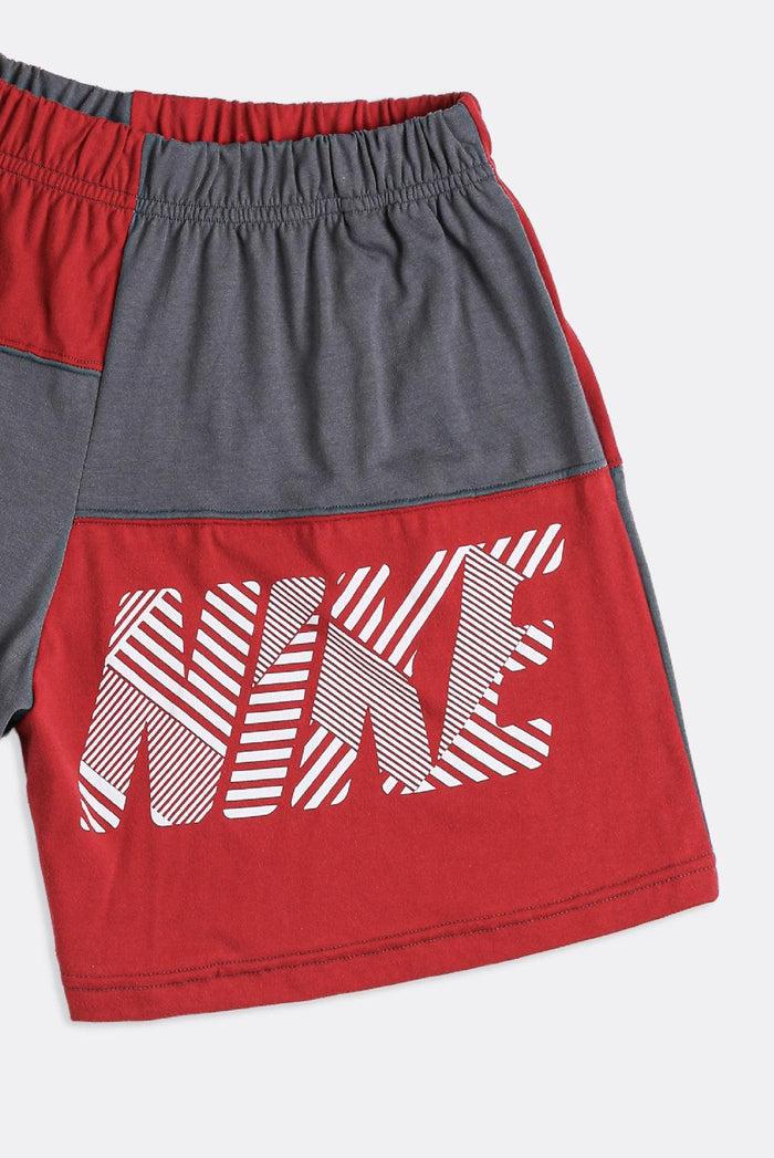 Frankie Unisex Rework Nike Patchwork Tee Shorts - M