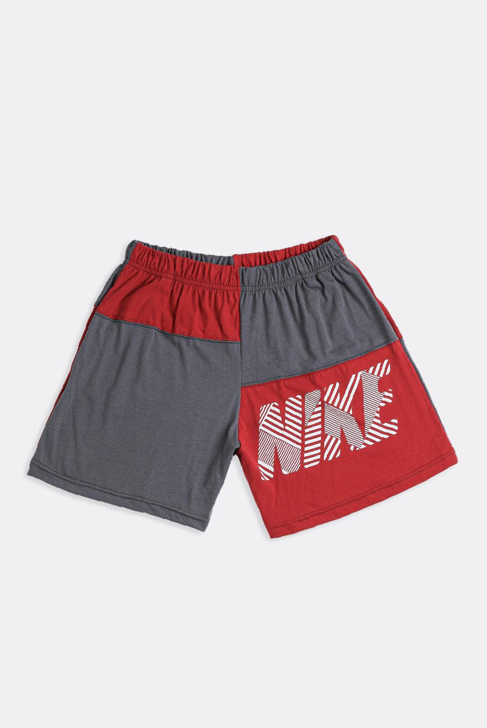 frankie Unisex Rework Nike Patchwork Tee Shorts - M