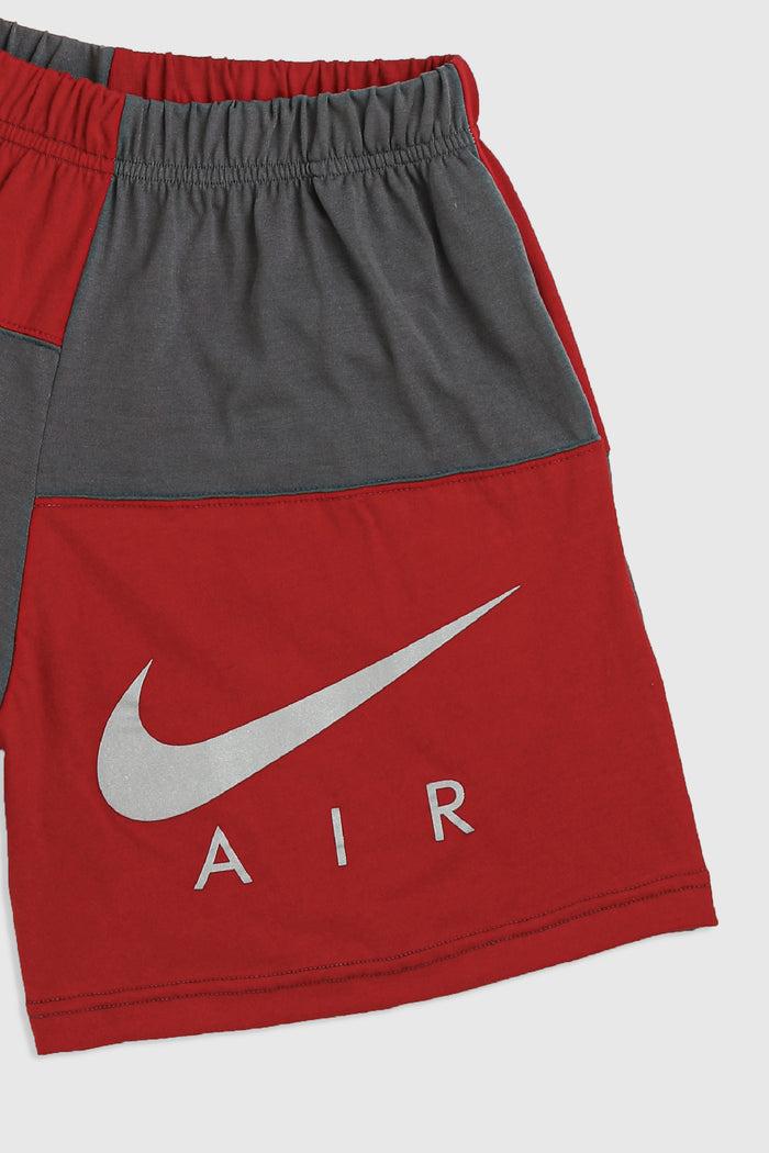 Frankie Unisex Rework Nike Patchwork Tee Shorts - S