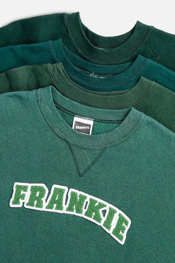 Frankie Frankie Upcycled Varsity Sweatshirt - XS S M L XL XXL