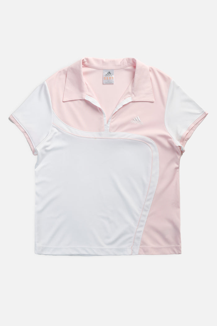 frankie Vintage Adidas Collared Tee - Women's L