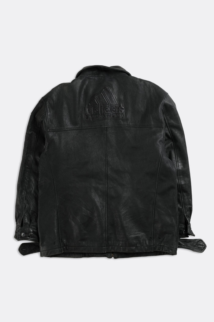 Frankie Vintage Adidas Leather Jacket - L