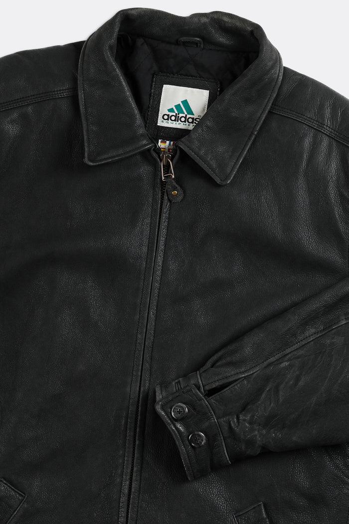 Frankie Vintage Adidas Leather Jacket - L