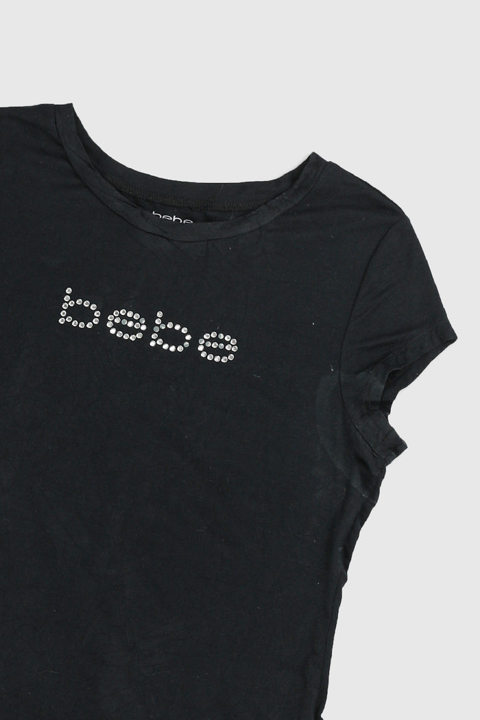 Frankie Vintage Bebe Rhinestone Tee - S