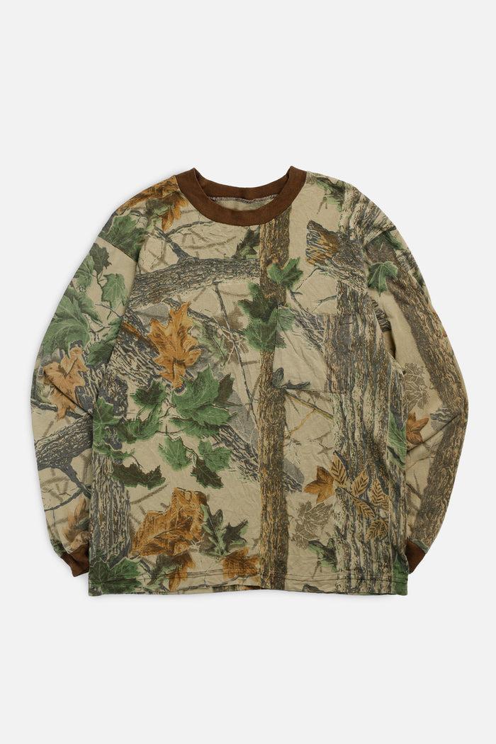 frankie Vintage Camo Long Sleeve Tee - S