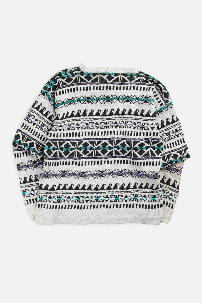 Frankie Vintage Coogi Style Knit Sweater - L