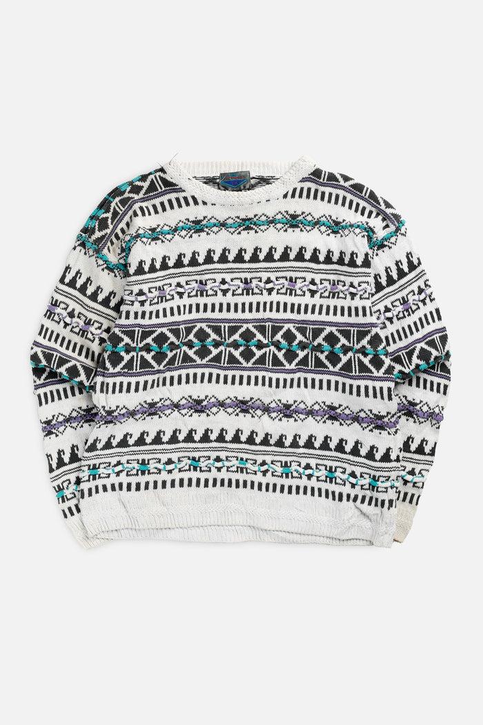 frankie Vintage Coogi Style Knit Sweater - L