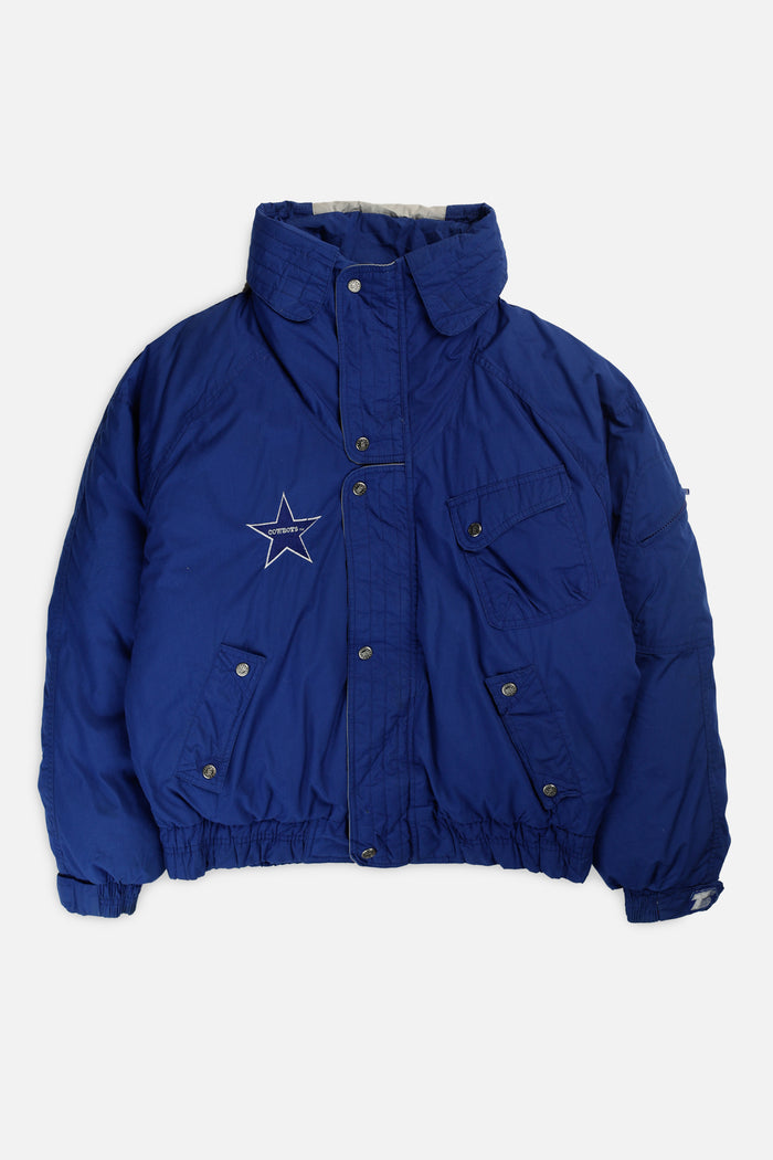 frankie Vintage Dallas Cowboys NFL Puffer Jacket - L