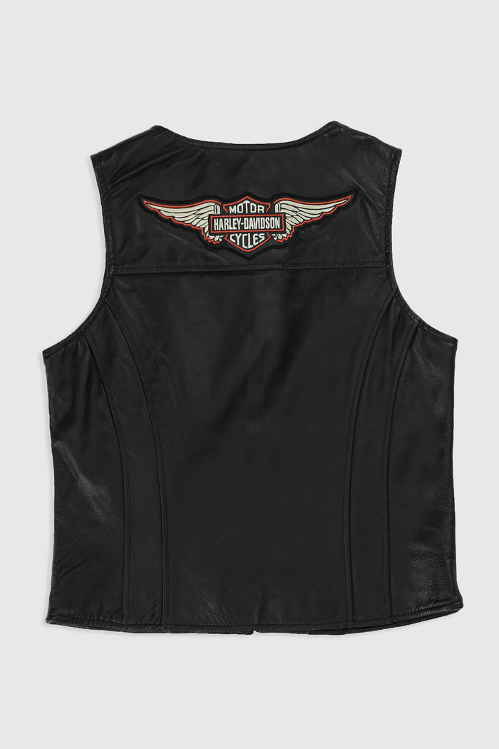 Frankie Vintage Harley Leather Vest