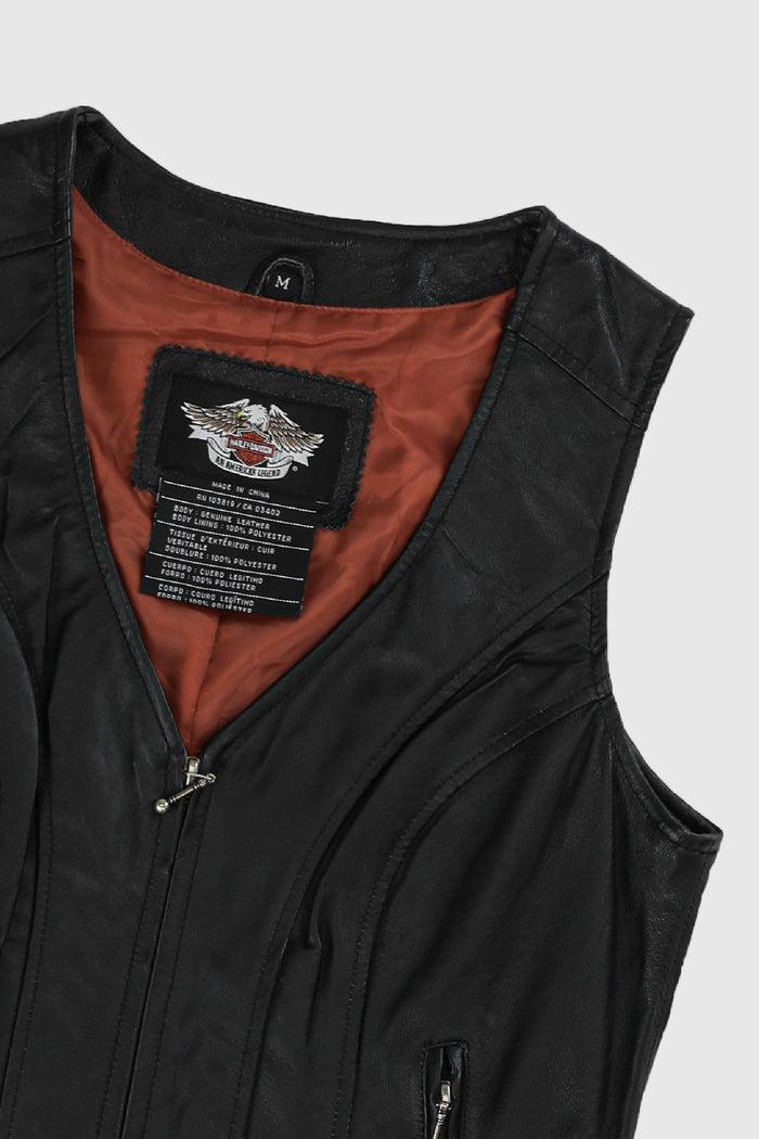 Frankie Vintage Harley Leather Vest