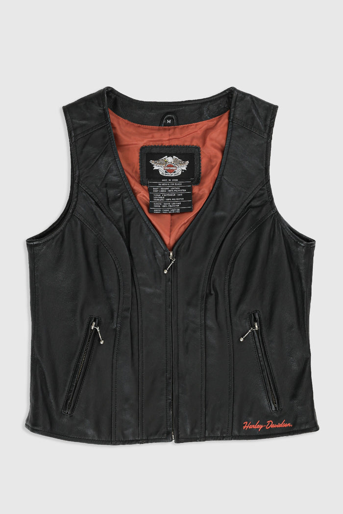 frankie Vintage Harley Leather Vest
