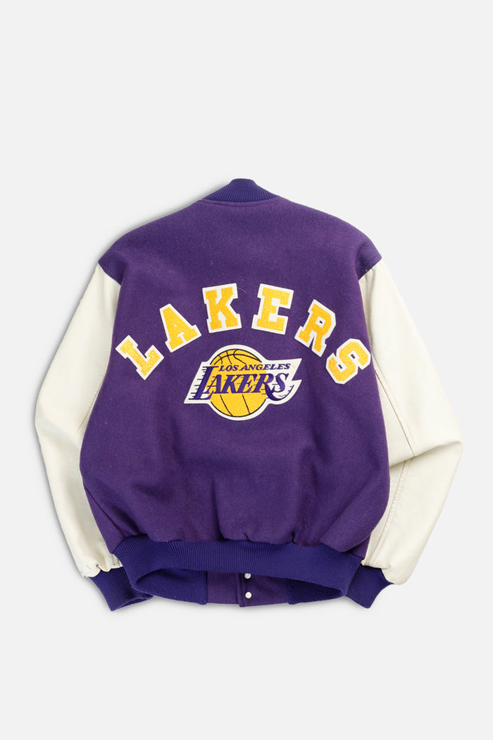 Frankie Vintage LA Lakers NBA Leatherman Jacket - L