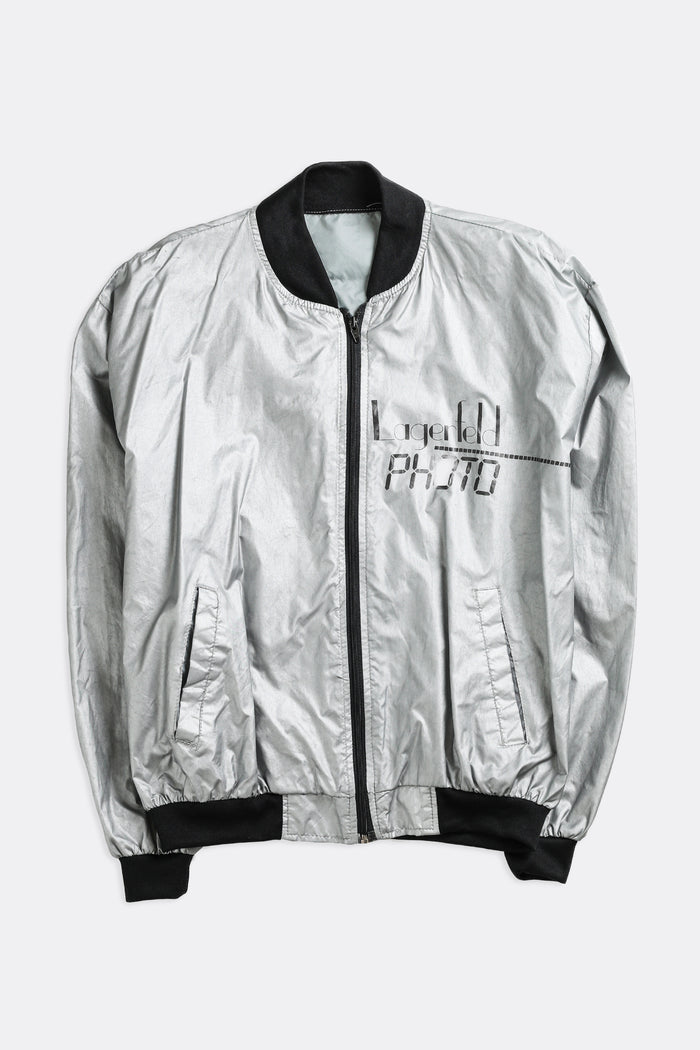 frankie Vintage Lagerfeld Bomber Jacket - L