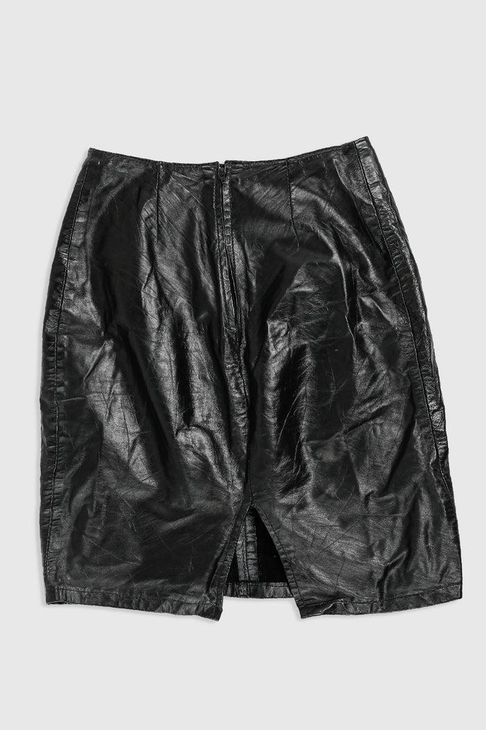 Frankie Vintage Leather Skirt - Women's S