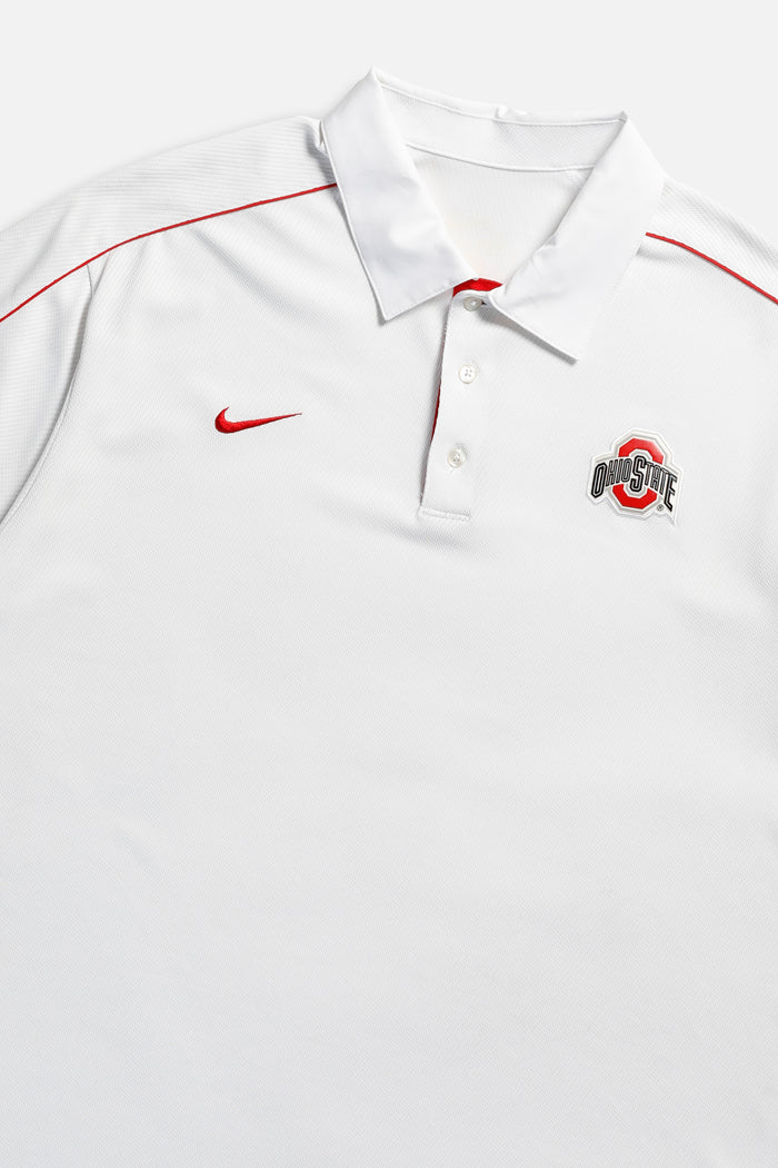 Frankie Vintage Ohio State Varsity Collared Tee - XL