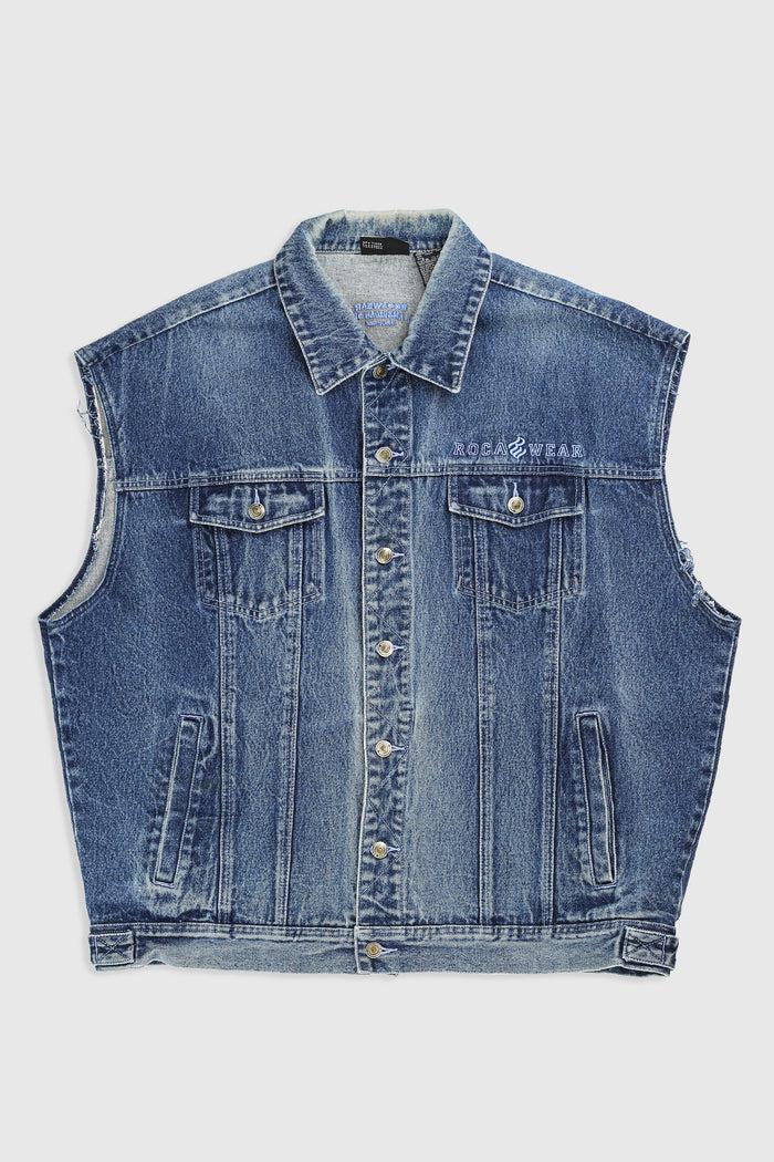 frankie Vintage Rocawear Denim Vest - 2XL
