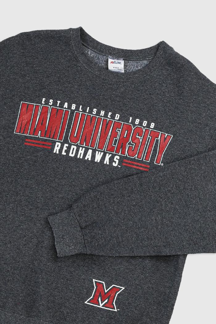 Frankie Vintage University Of Miami Sweatshirt